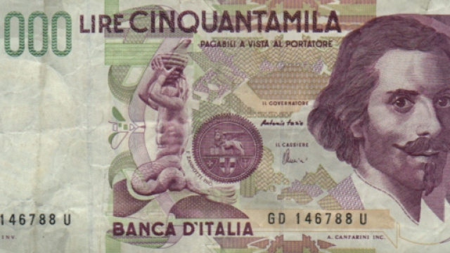 La vecchia banconota da 50mila lire