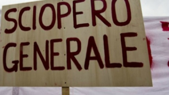 Scioperi Generali per il mese di dicembre 2015