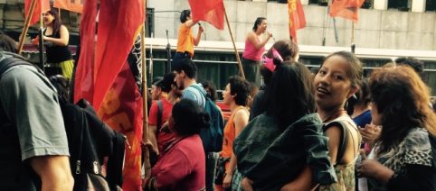Marcha en Plaza de Mayo contra la violencia de género