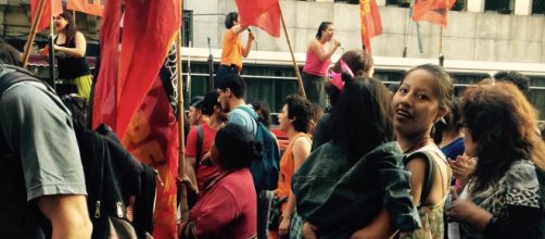 Marcha desde Congreso a Plaza de Mayo.