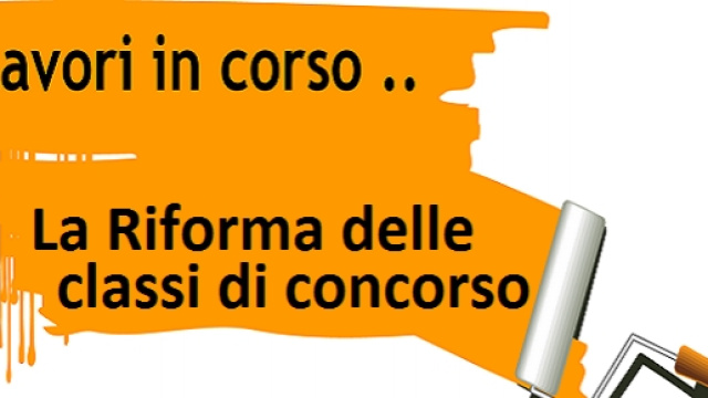 L'iter del riordino delle classi di concorso