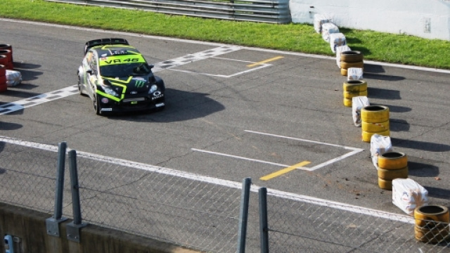 Valentino Rossi al Monza Rally Show