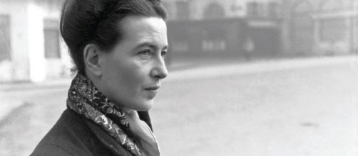 Escritora e fil&oacute;sofa Simone de Beauvoir