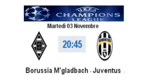 Diretta live Borussia Monchengladbach - Juventus