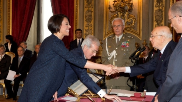 L'on. De Girolamo ex ministro del governo Letta