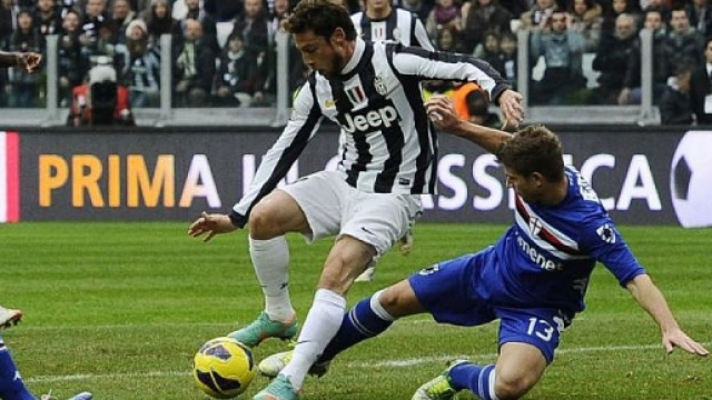 Un'immagine di una sfida passata tra Juve e Samp