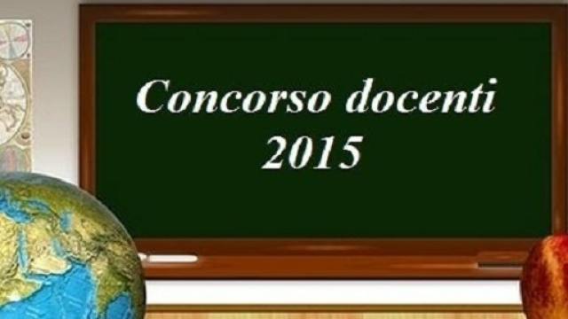 Concorso a cattedra di oggi 1&deg; dicembre 2015