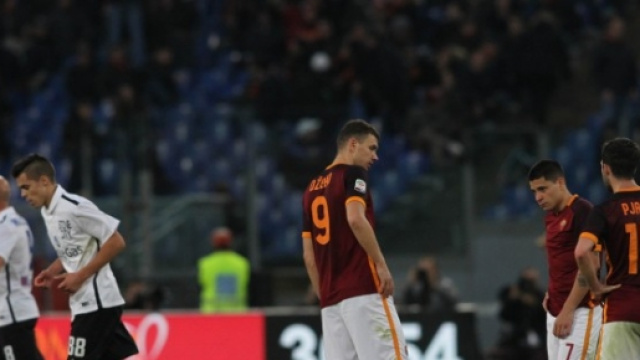 I giallorossi sconfitti anche dall'Atalanta.