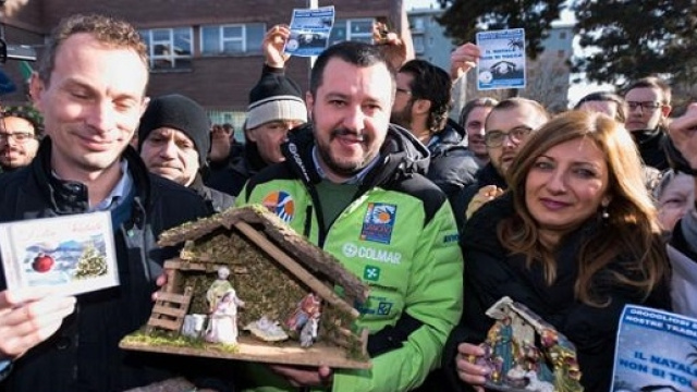 Matteo Salvini difende il Natale
