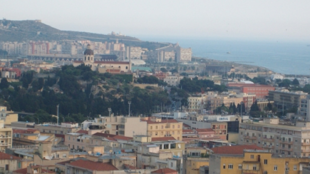 Cagliari, una splendida veduta della citt&agrave;