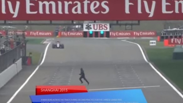Il folle invasore del Gran Premio di Singapore