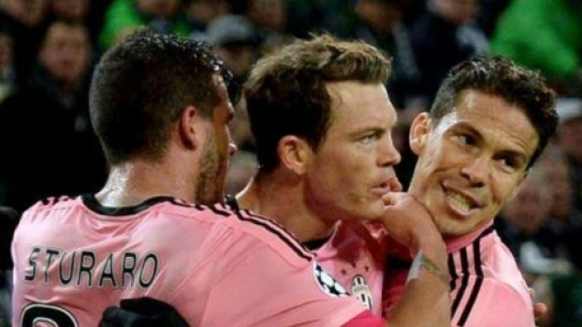 Stephan Lichtsteiner dopo il gol