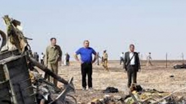 L'areo russo precipitato nel Sinai