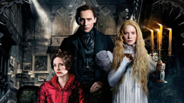 La locandina ufficiale di Crimson Peak.