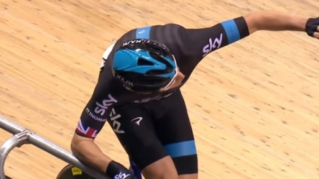 Il selfie da squalifica di Geraint Thomas