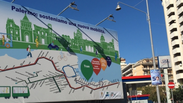 La mobilit&agrave; sostenibile a Palermo.