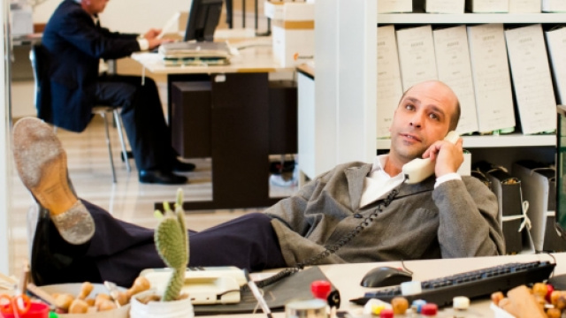 Checco Zalone nel film "Quo Vado?"