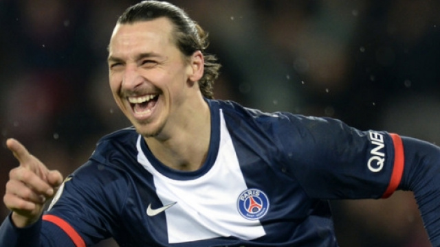 Ibrahimovic in un'esultanza al Psg