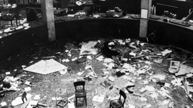 La Banca dell'Agricoltura dopo l'esplosione