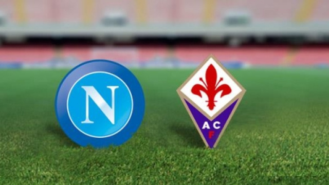 Gli stemmi di Napoli e Fiorentina