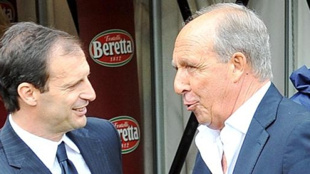 I due tecnici Allegri e Ventura.