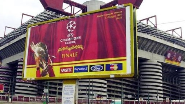 Lo stadio Meazza sede della finale di Champions