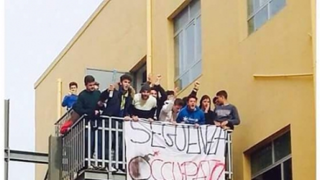 Il 'Seguenza' occupato dagli studenti