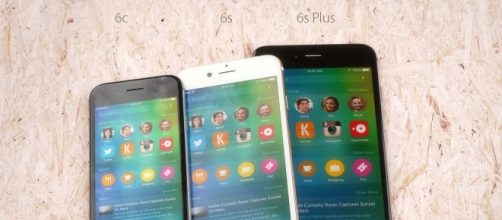 The two latest iPhones with the 6c