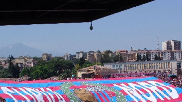 Coreografia curva nord Catania