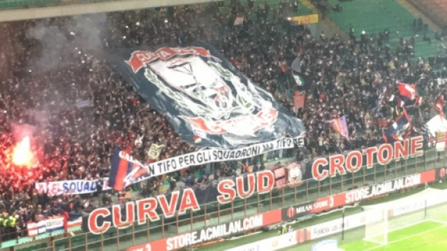 I supporters pitagorici presenti a San Siro