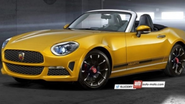 Fiat 124 Spider Abarth il render