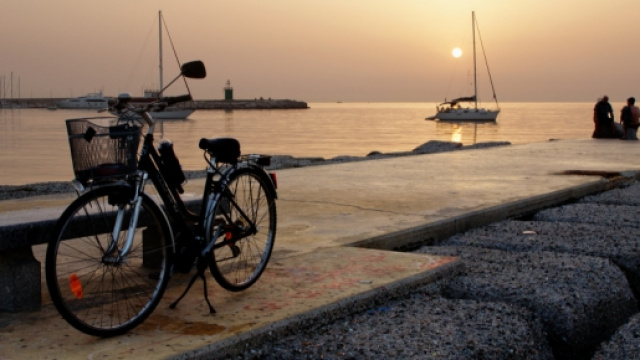 Il lungomare di Crotone (Calabria).