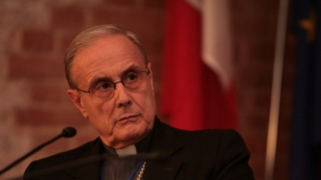 Il vescovo di Mazara del Vallo, Domenico Mogavero