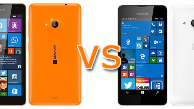 Microsoft: Lumia 535 vs Lumia 550