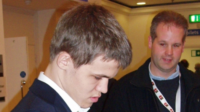 Magnus Carlsen al London Chess Classic