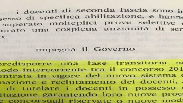 L'ordine del giorno di Silvia Chimienti