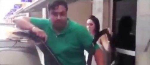 L&eacute;o e Fab&iacute;ola durante flagrante (Youtube)