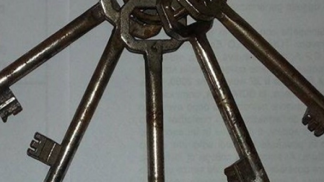 Le chiavi sequestrate a Caltanissetta.