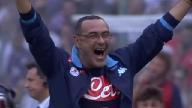 Maurizio Sarri, primo anno a Napoli.