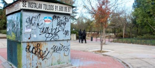 Imagen de la entrada al parque de Pradolongo