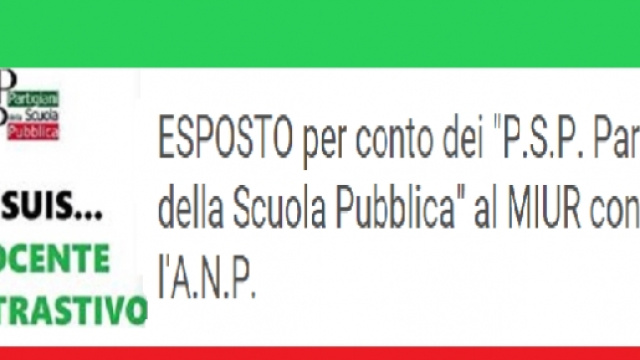 Iniziative di tutela del corpo docente