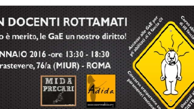 la locandina dell'evento del prossimo 12 gennaio