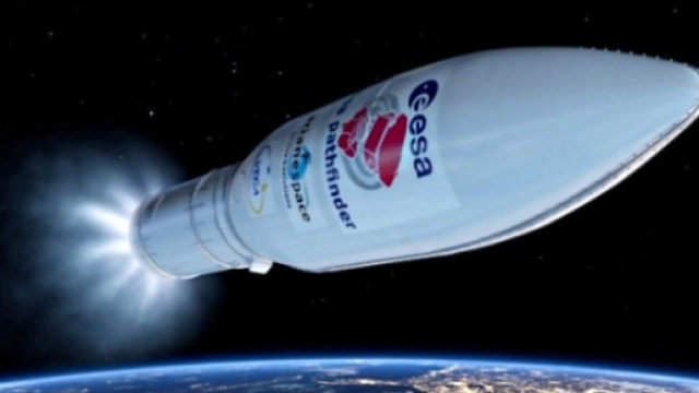 Il razzo Vega con la sonda Lisa-Pathfinder