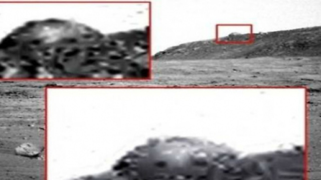 La foto della cupola su Marte.