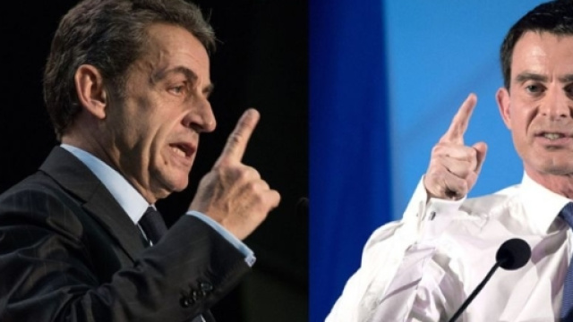 Nicolas Sarkozy et Manuel Valls