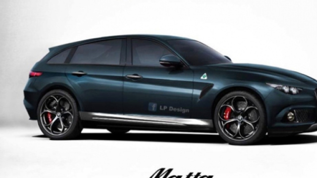 Alfa Romeo Suv: render by LP Design