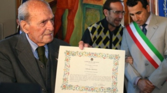 Alfredo Martini premiato a Larciano
