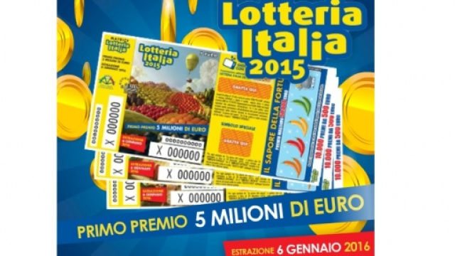 Lotteria Italia 2015, estrazione 6/1/2016