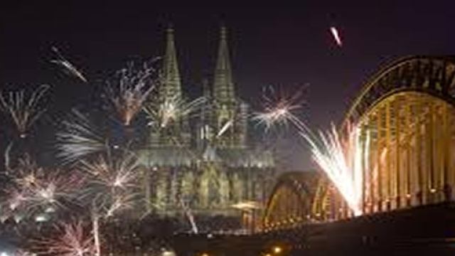 Festeggiamenti a Colonia durante San Silvestro