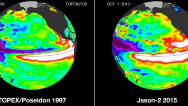 La corrente El Ni&ntilde;o a confronto tra il 1997 e 2015